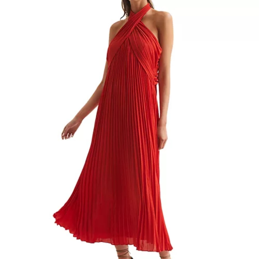 NWT Reiss Roya Halter Dress